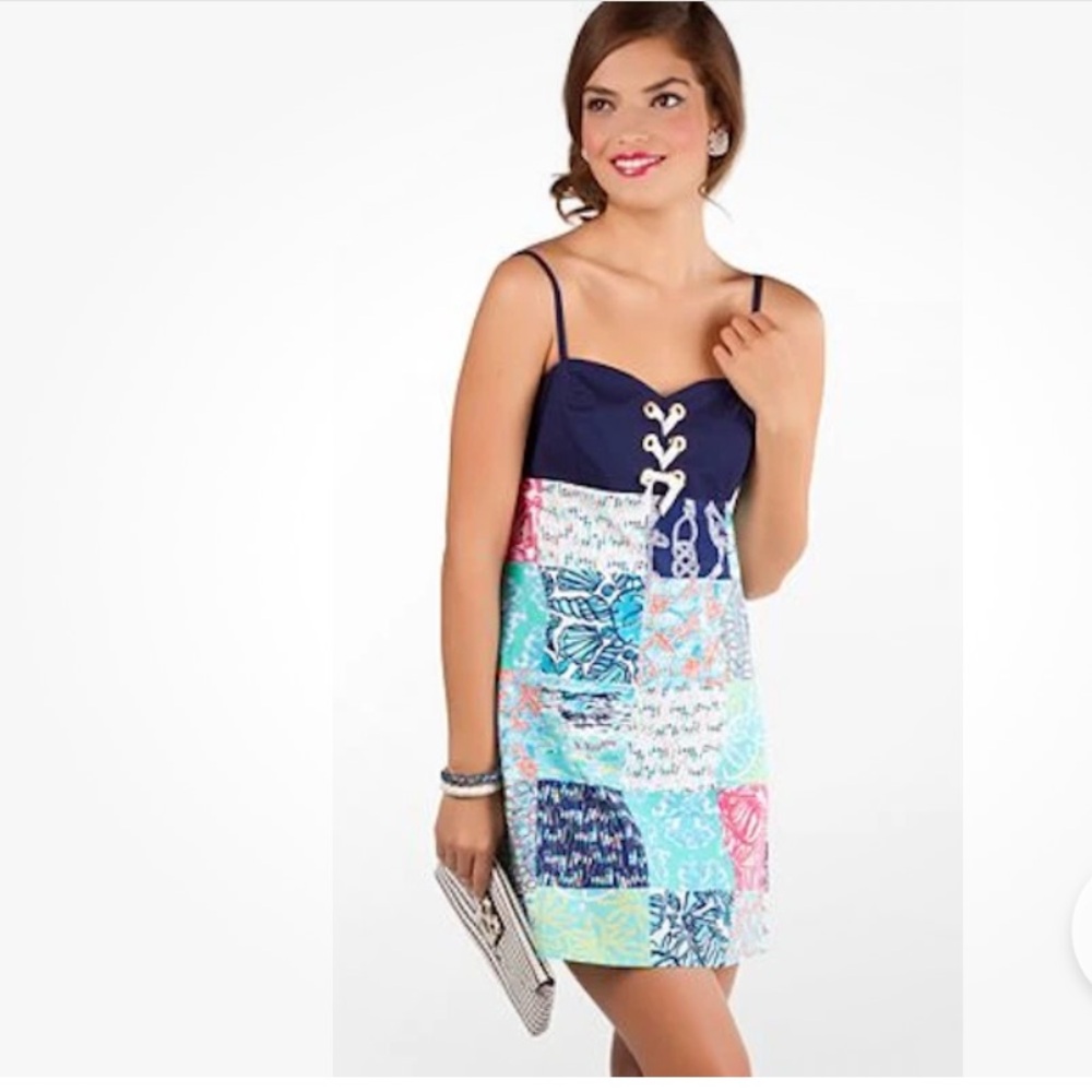 Lilly Pulitzer Rilee Patch Print Dress